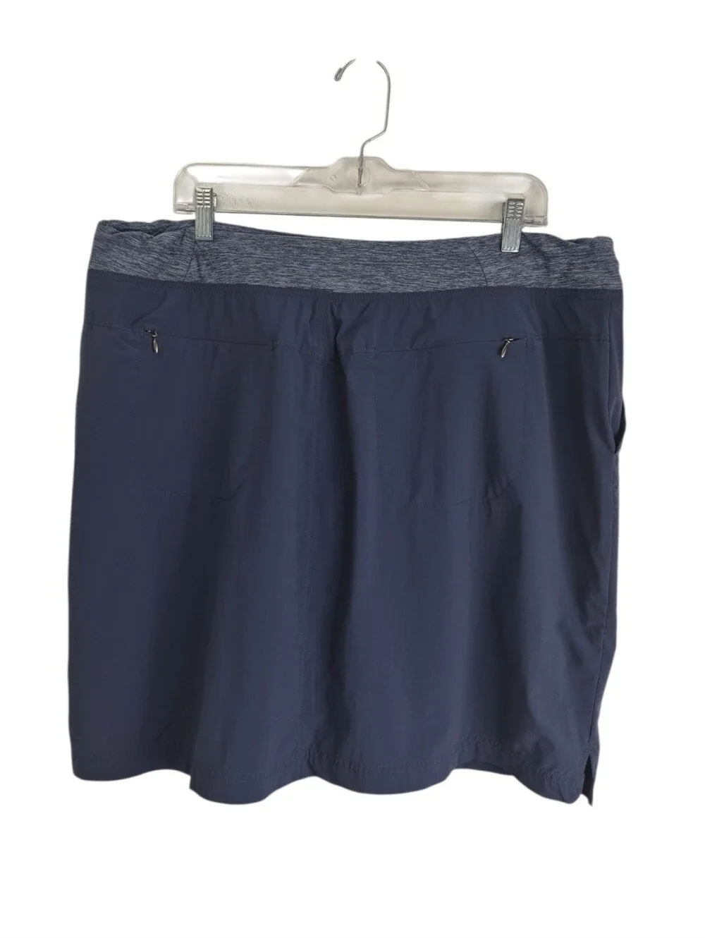 Duluth Trading Co Armachillo Cooling Skort Stretch Knit Sz 18 Active Pockets